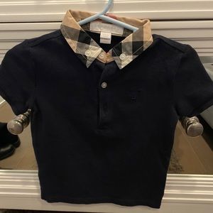 Burberry boys polo shirt